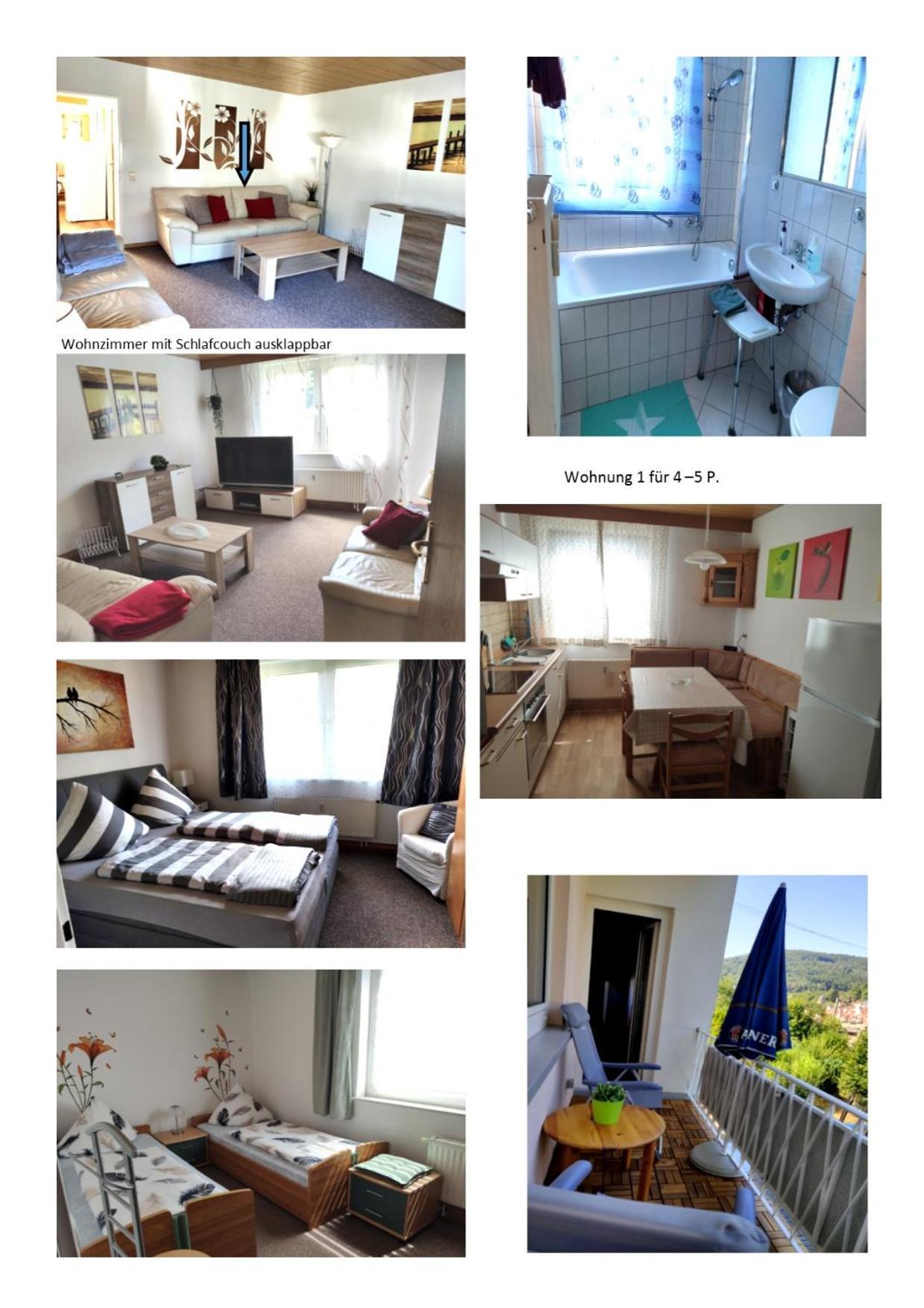 Ferienwohnung Christel Hirschhorn-Neckar Exterior foto